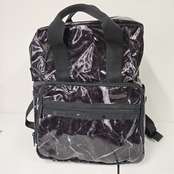 LeSportsac Backpack Black Madison Diaper Bag
